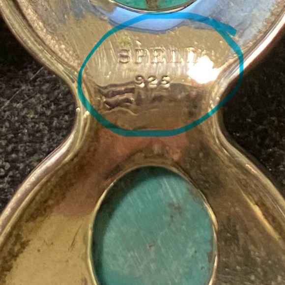 RARE Spell and the Gypsy Sterling / Turquoise falcon - Picture 4 of 7